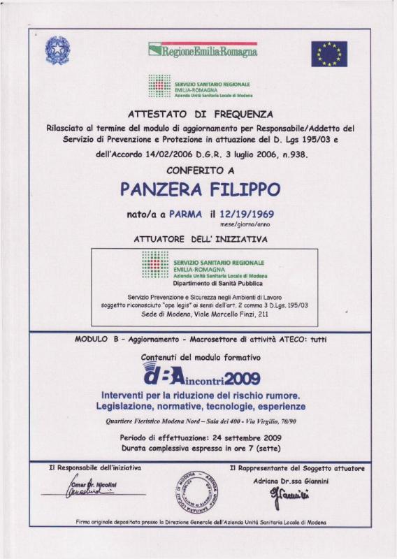 RISCHIO rumore